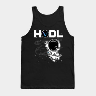 HODL Astronaut Vechain VET Coin To The Moon Crypto Token Cryptocurrency Blockchain Wallet Birthday Gift For Men Women Kids Tank Top